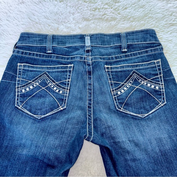 Ariat Other - Ariat REAL Mid rise Classic Blue Bootcut Jeans size 32 S
